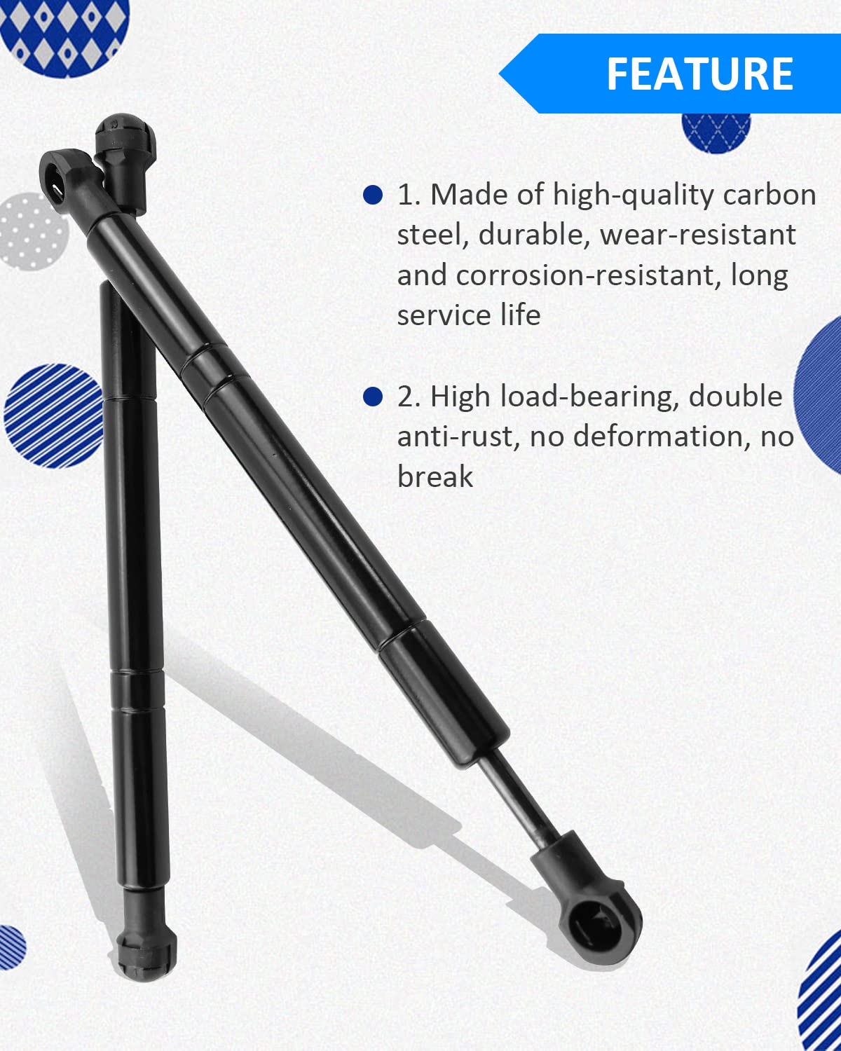 Amazon.com: 2Pack Steering Damper Shock Absorber Gas Shock